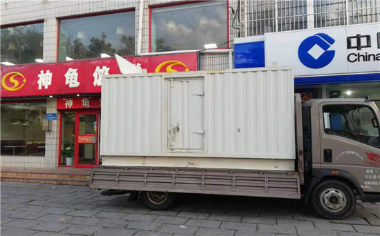 桂林出租发电机施工案例